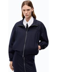 Pinko - Oversized Flannel Bomber Jacket - Lyst