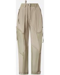 Pinko - Pantalon P-Pants Avec Fermetures Zippées Et Empiècements Transparents - Lyst