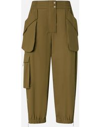 Pinko - Lightweight Cargo Trousers With Maxi Pockets - Lyst