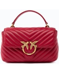 Pinko - Mini Handbag Lady Love Bag Puff Chevron - Lyst