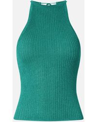 Pinko - Off-The-Shoulder Top With Neck Fastening - Lyst