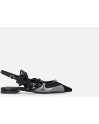 Pinko - Slingback Ballerinas With Ties - Lyst