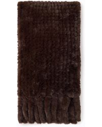 Pinko - Faux Fur Maxi Scarf - Lyst