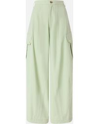 Pinko - Flowing Cotton Trousers - Lyst