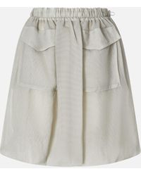 Pinko - Lightweight Organza Skirt With Pockets - Lyst