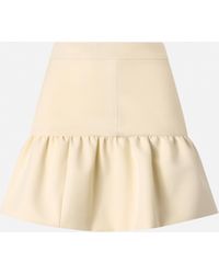 Pinko - Mini Skirt With Flounce - Lyst