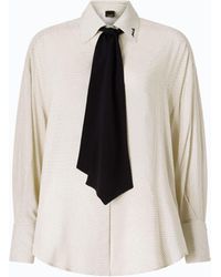 Pinko - Poplin Shirt With Removable Tie And Polka Dots - Lyst