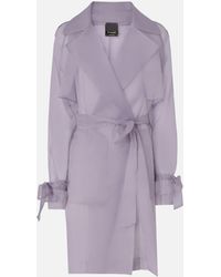 Pinko - Silk Organza Trench Coat - Lyst