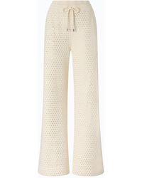 Pinko - Fully Rhinestoned Fleece Trousers - Lyst