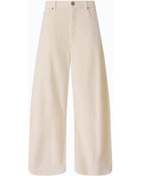 Pinko - Barrel-Fit Corduroy Trousers - Lyst