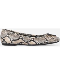 Pinko - Ballerinas Mit Pythonprint Und Logo Love Birds - Lyst