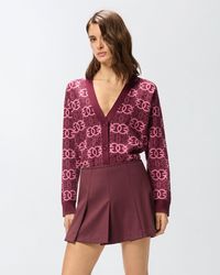 Pinko - Cardigan À Logo Love Birds - Lyst