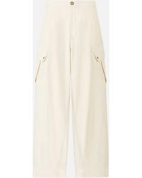 Pinko - Flowing Cotton Trousers - Lyst