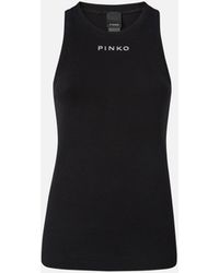 Pinko - Ribbed Vest Top - Lyst