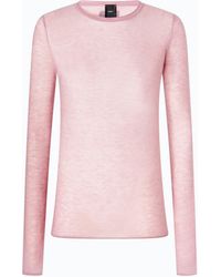 Pinko - Crew-Neck Sweater With Sequins - Lyst