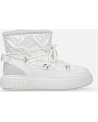 Pinko - Quilted Boots With Love Birds Logo - Lyst
