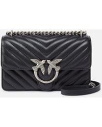Pinko - Mini Love Bag One Chevron - Lyst