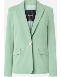 Pinko - Chaqueta De Mezcla De Lino - Lyst