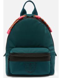 Pinko - Recycled Fabric Backpack With Front Pocket - Lyst