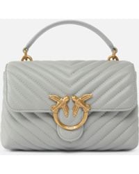Pinko - Mini Handbag Lady Love Bag Puff Chevron - Lyst