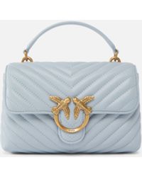 Pinko - Mini Handbag Lady Love Bag Puff Chevron - Lyst