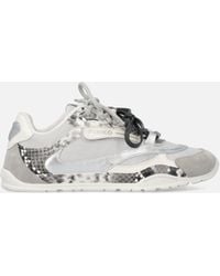 Pinko - Python-Print Sneakers With Double Laces - Lyst