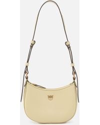 Pinko - Half Moon Baby Leather Shoulder Bag - Lyst