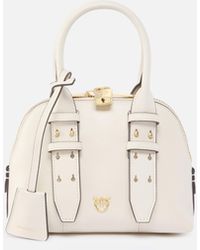 Pinko - Leather Mini Escape Bag Bowling Bag - Lyst