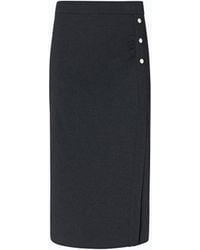 Pinko - Full Milano Knit Pencil Skirt - Lyst