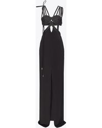 Pinko - Long Dress With Lacing - Lyst