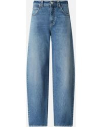Pinko - Balloon-fit Jeans With Enveloping Legs - Lyst