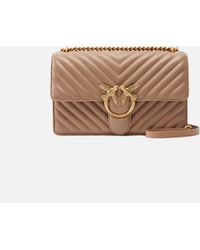 Pinko - Medium Shoulder Bag Love Bag One Chevron - Lyst