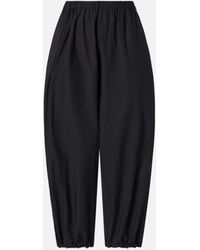 Pinko - Lightweight Balloon Trousers With Drawstring - Lyst