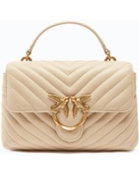 Pinko - Mini Handbag Lady Love Bag Puff Chevron - Lyst