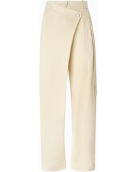 Pinko - Carrot-Fit Wrap Trousers - Lyst