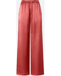 Pinko - Pantalon Palazzo Style Pyjama En Satin - Lyst
