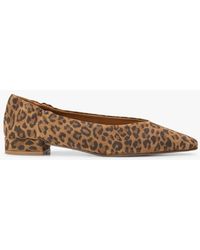 Mellow Yellow - Ballerines En Cuir Velours Imprimé Femme - Lyst