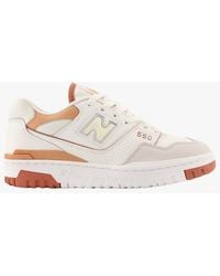 New Balance - Baskets Basses En Cuir Mélangé Femme - Lyst