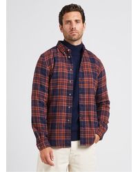 Paul Smith - Chemise Col Classique À Carreaux En Coton - Lyst