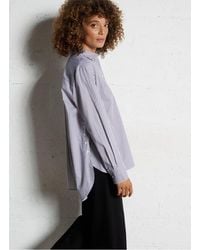 Imperial - Chemise Oversize En Coton Rayé Femme - Lyst