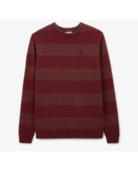 Serge Blanco - Pull Col Rond À Rayures - Lyst