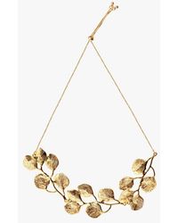 Hipanema - Collier Ras De Cou Floral En Laiton - Lyst