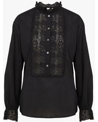 Hartford - Blouse En Dentelle À Manches Longues Femme - Lyst