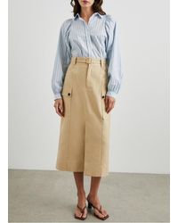 Rails - Chemise Rayée En Coton Mélangé Femme - Lyst