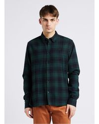 Les Deux - Chemise Droite Col Classique En Coton - Lyst