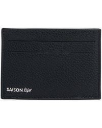 SAISON 1865 - Porte-Cartes En Cuir Grainé - Lyst