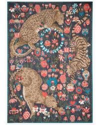 Inoui Edition - Foulard En Laine Imprimé - Lyst