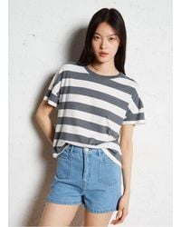 Majestic Filatures - Tee-Shirt Ample Col Rond En Coton Bio Femme - Lyst