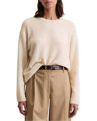 Marc O' Polo - Pull Col Rond En Laine Mélangée Femme - Lyst