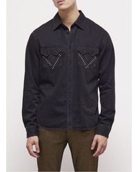 The Kooples - Chemise À Clous En Coton - Lyst